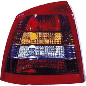 Feu arrière gauche rouge fumé modèle 3/5 porte 3/01>3/04 pour OPEL ASTRA G de 1998 à 2004, Neuf