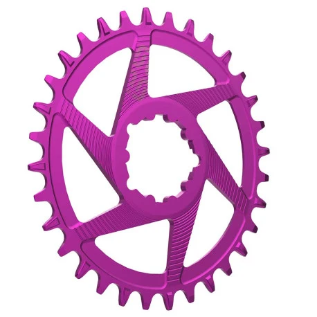 Plateau Mono E-THIRTEEN HELIX RACE 11/12V Direct Mount SRAM Boost Offset 3mm Violet – Image 2