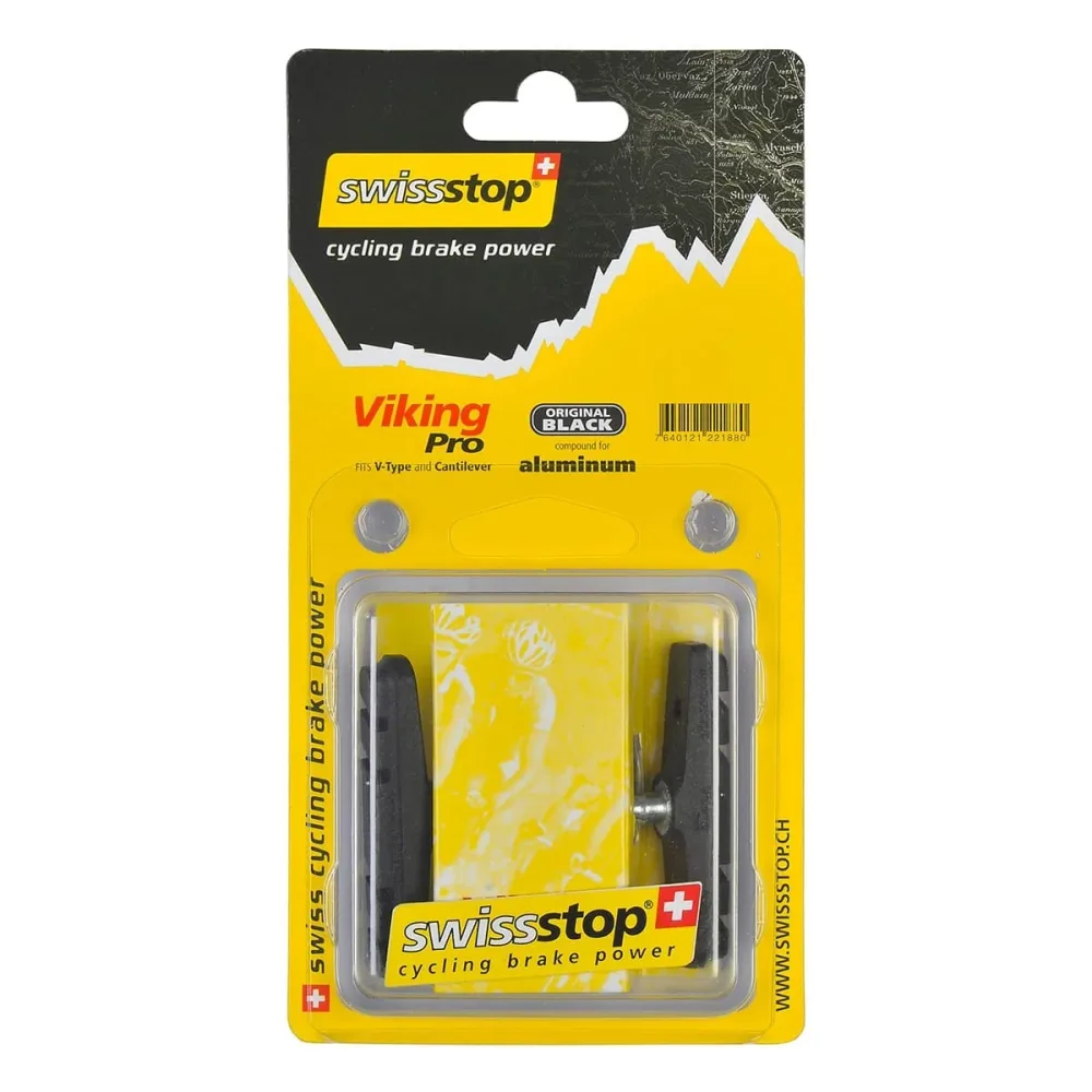 Kit 2 Porte-Patins SWISS STOP VIKING Noir Aluminium – Image 2