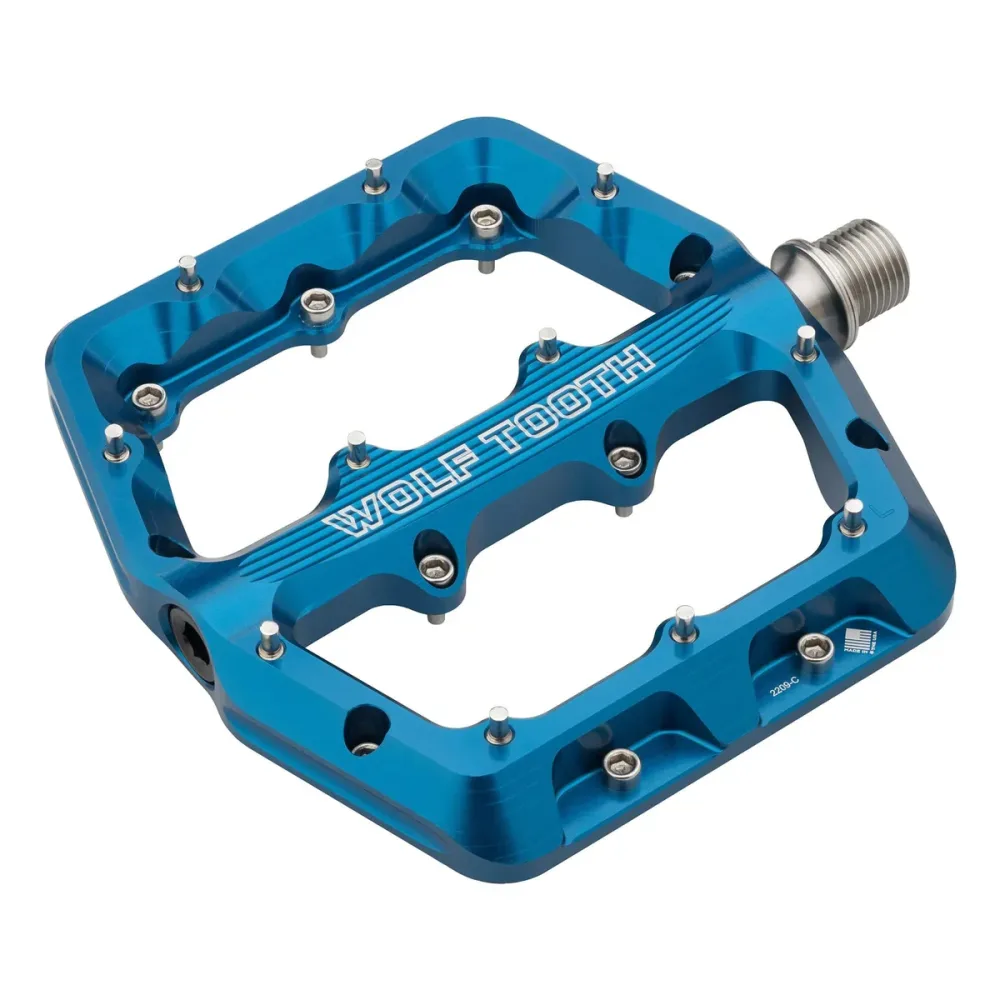 Pédales Plates WOLF TOOTH WAVEFORM Small Bleu – Image 2