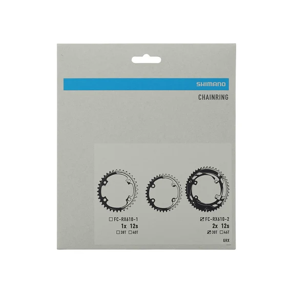 Plateau Intérieur 12V SHIMANO GRX RX610 80mm – Image 2