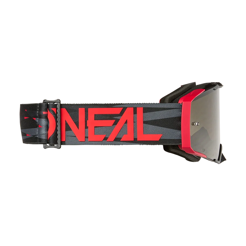 Masque O'NEAL B-33 ICTUS Noir/Rouge Écran Gris – Image 2