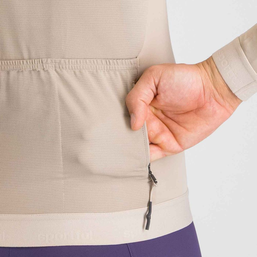 Maillot SPORTFUL SRK Manches Longues Beige – Image 3