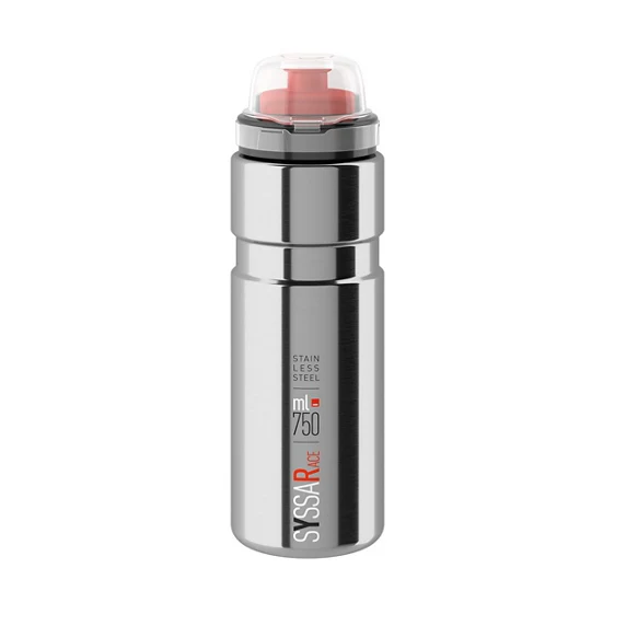 Bidon Acier ELITE SYSSA RACE Argent Brillant Bidon Acier ELITE SYSSA RACE Argent Brillant