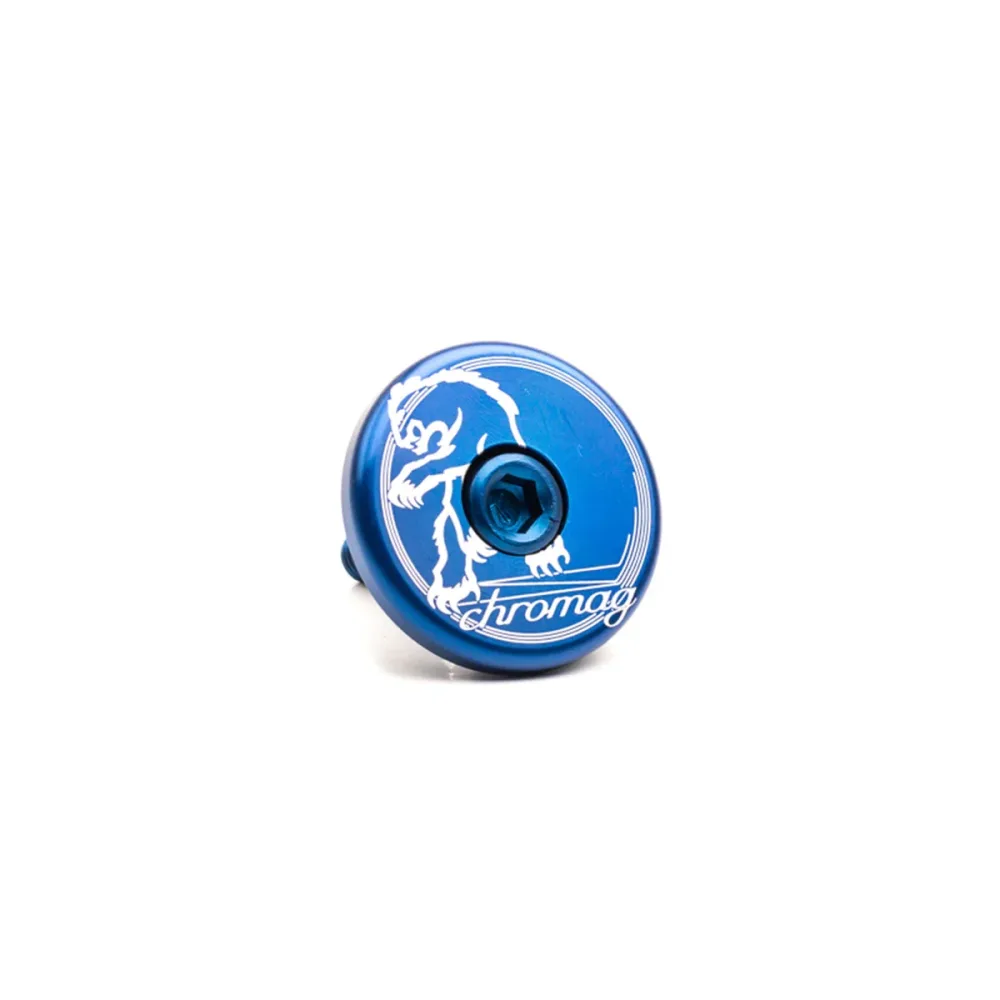 Bouchon CHROMAG 1″1/8 Alu Bleu Bouchon CHROMAG 1″1/8 Alu Bleu