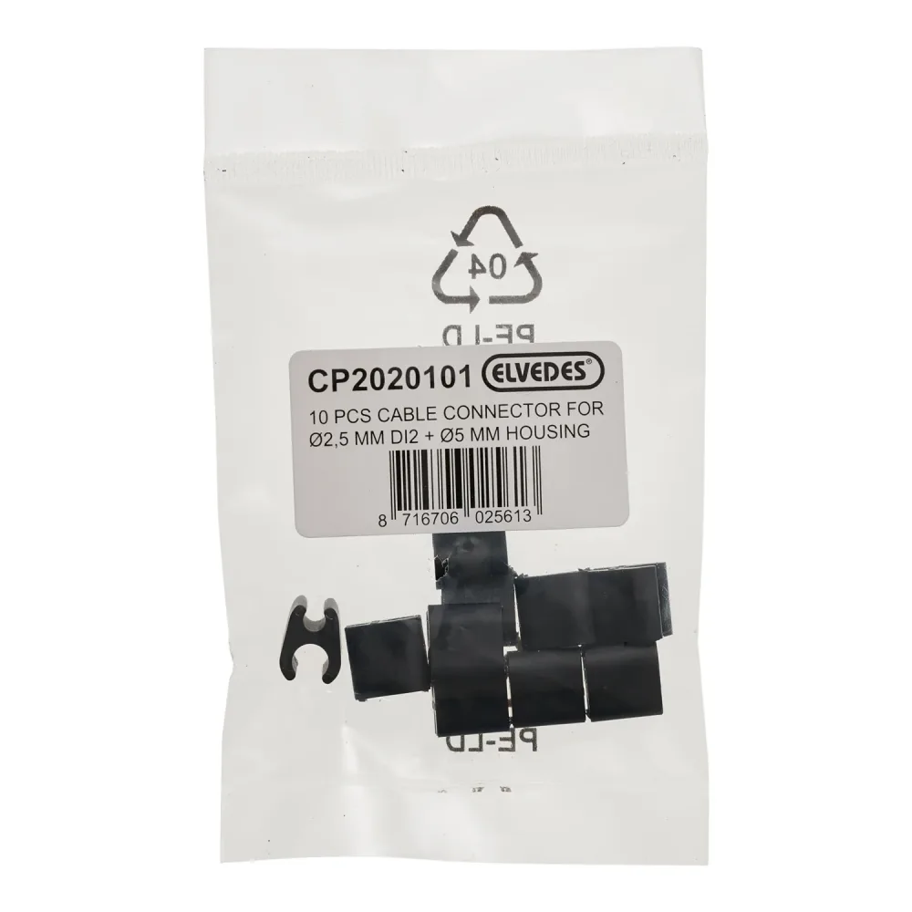 Kit de 10 Guides Clips Duo ELVEDES Diam 5mm/2.5mm DI2 Plastique – Image 2