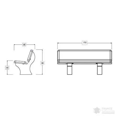 Banc béton Lisbonne – Image 3