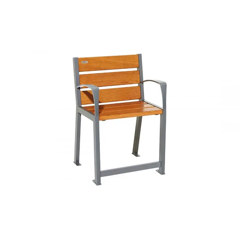 Fauteuil bois et acier Silaos spécial sénior – Image 3