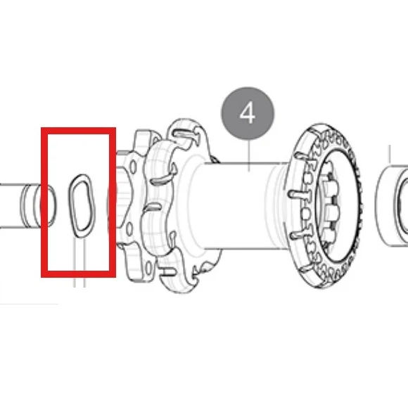 Kit 3 Rondelles Ondulées MAVIC pour Système ID360 sur Roulements 6903