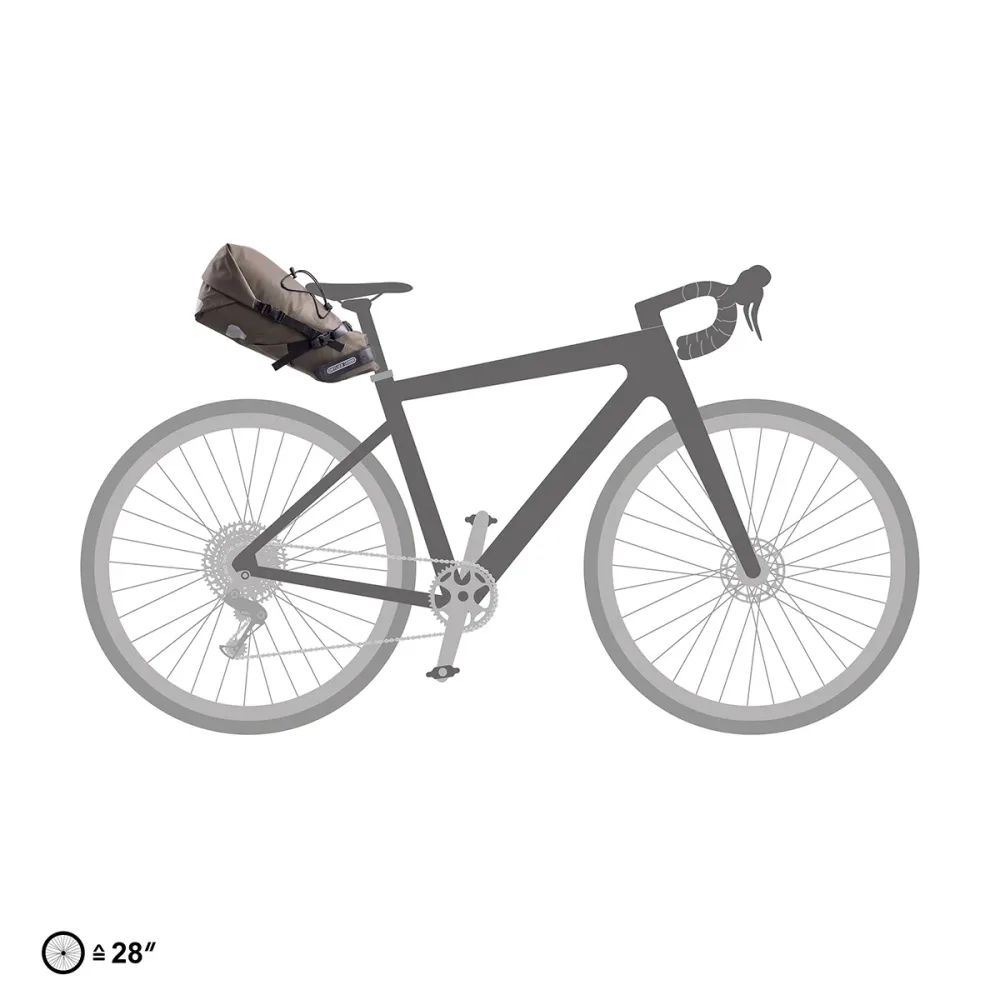 Sacoche de Selle ORTLIEB SEAT PACK 11 L Gris – Image 2
