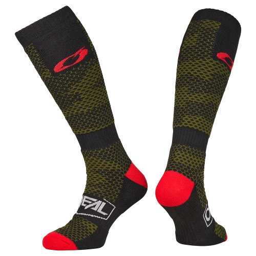 Chaussettes O’NEAL PRO MX COVERT Noir/Vert Chaussettes O’NEAL PRO MX COVERT Noir/Vert