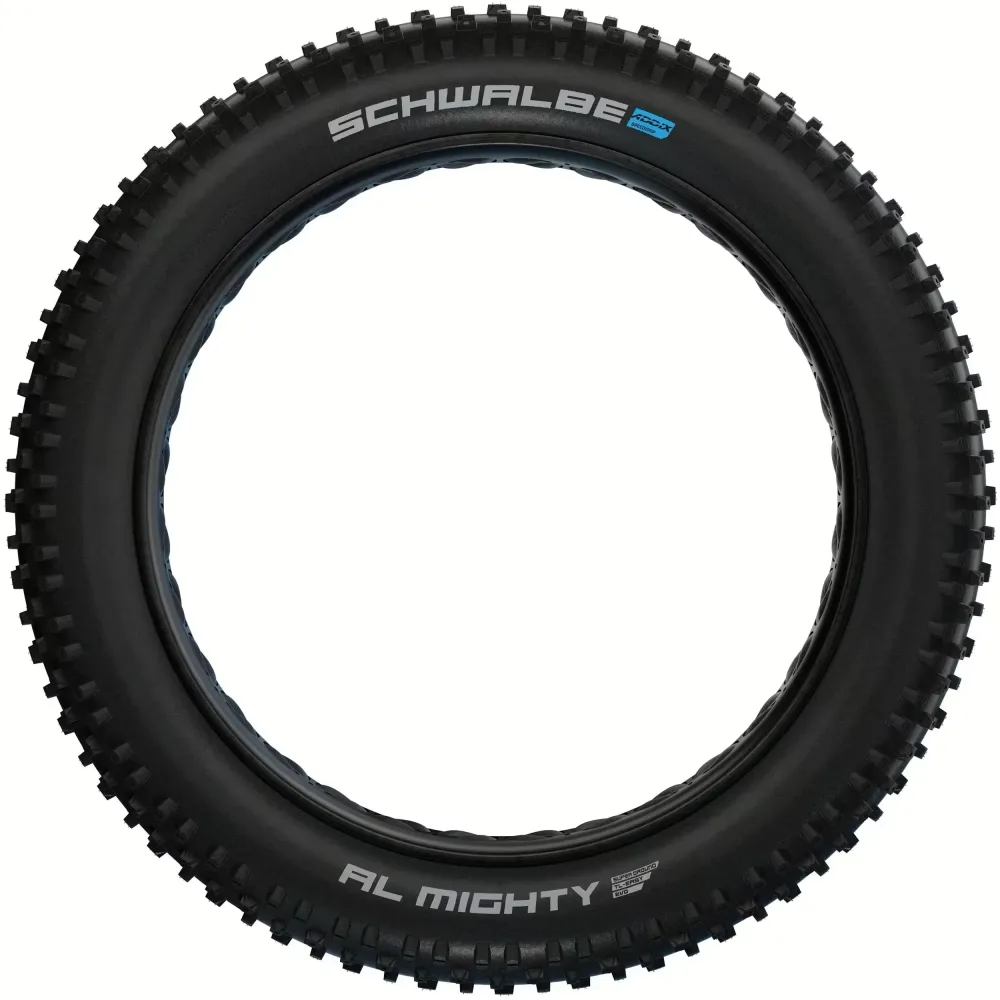 Pneu SCHWALBE Al MIGHTY SuperGround Speedgrip 26x4.80 Tubeless Easy Souple Noir – Image 3