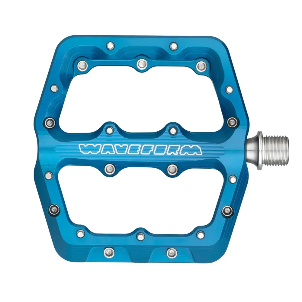 Pédales Plates WOLF TOOTH WAVEFORM Small Bleu
