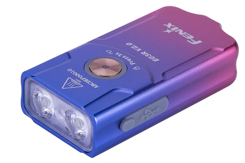 Fenix - E03R V2.0 - Lampe porte-clés en métal - 500 lumens - édition spéciale – Image 2