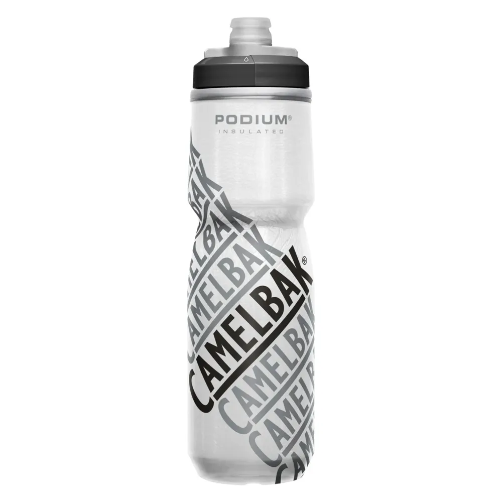 Bidon Thermique CAMELBAK PODIUM CHILL RACE EDITION Noir/Blanc – Image 2