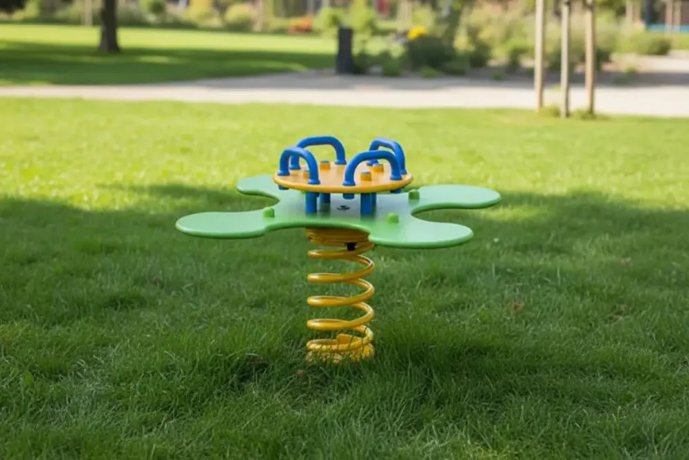 Jeu sur ressort le trèfle vert 4 places – Image 2
