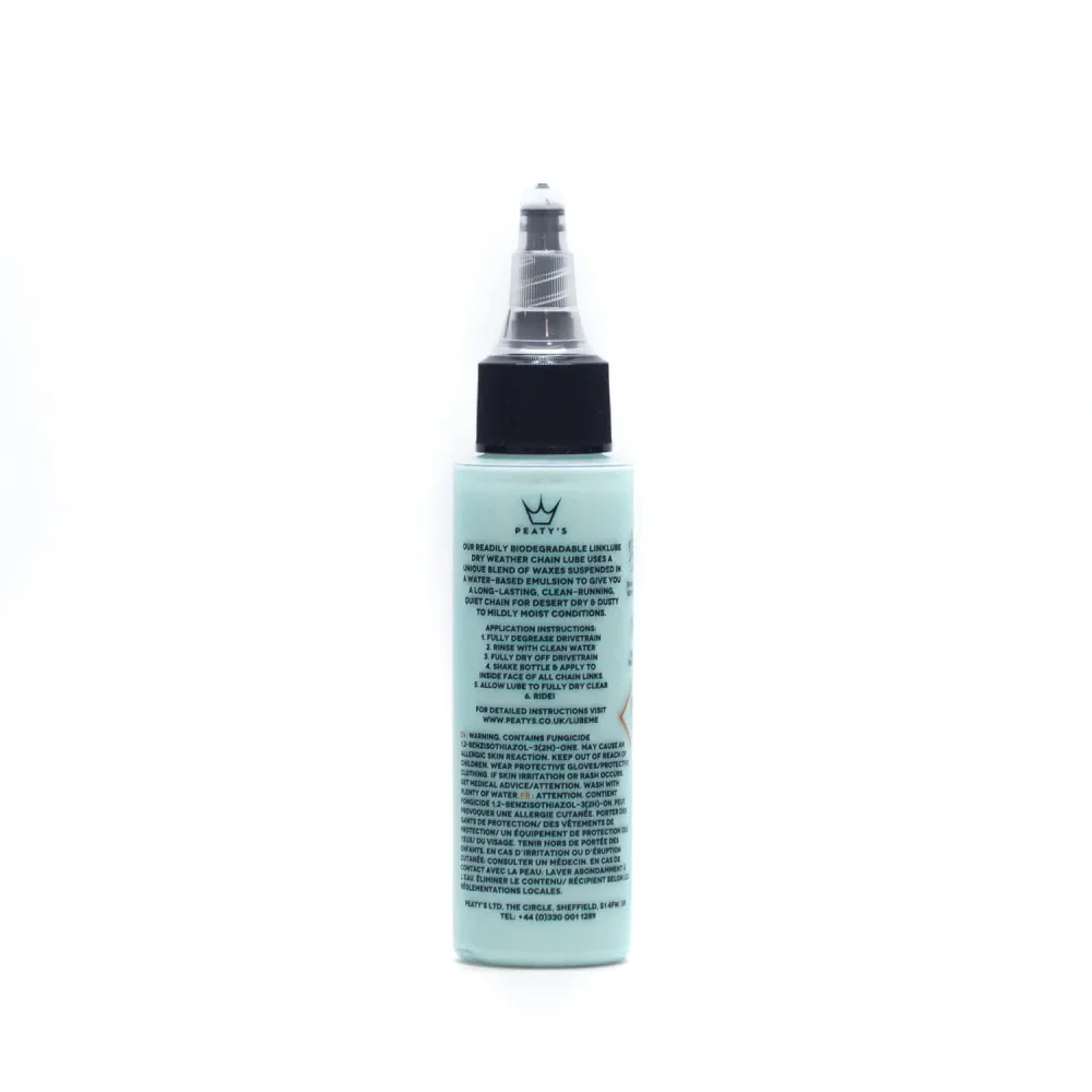 Lubrifiant Conditions Sèches PEATY'S LINKLUBE DRY (60 ml) – Image 2