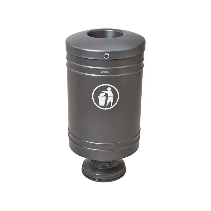 Corbeille Gascogne socle en fonte 60 litres – Image 2