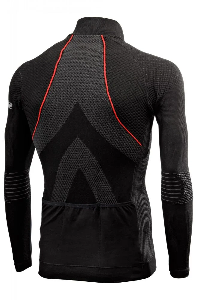 Veste SIXS Windshell Wind AW Noir/Rouge – Image 2