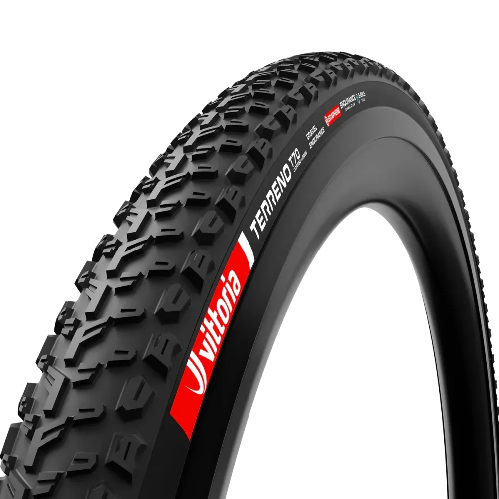 Pneu VITTORIA TERRENO T70 COARSE LOOSE Gravel Endurance 700x37c Tubeless Ready Souple Noir