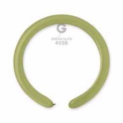 Ballons à sculpter Gemar D4 ( 260Q) pack de 100 ballons à modeler GREEN OLIVE #098 Ballons à sculpter Gemar D4 ( 260Q) pack de 100 ballons à modeler GREEN OLIVE #098