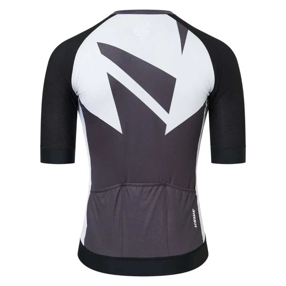 Maillot Manches Courtes USWE SKARP GRAVEL Blanc – Image 2