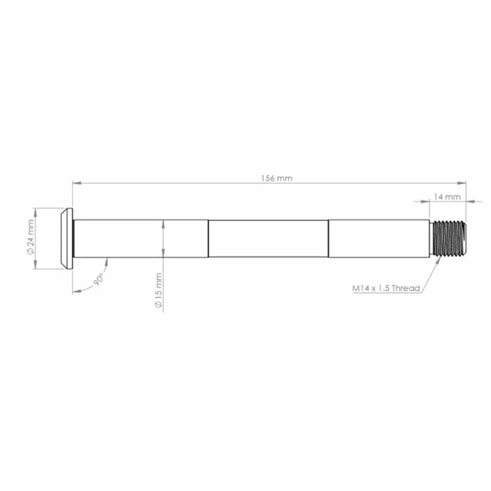Axe de Roue Avant BURGTEC pour Fourche FOX 15x110 mm Boost Avant 2021 Rose – Image 2