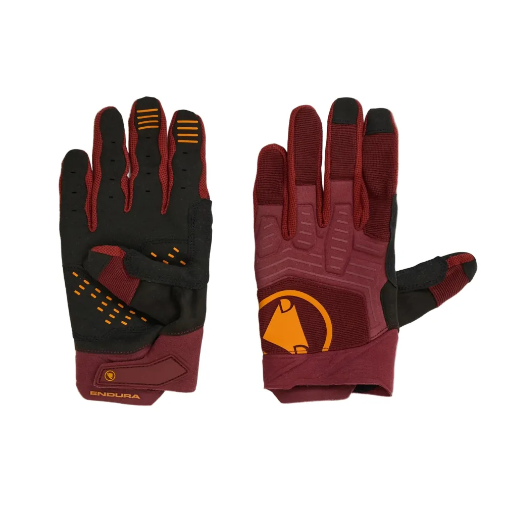 Gants ENDURA SINGLETRACK II Bordeaux
