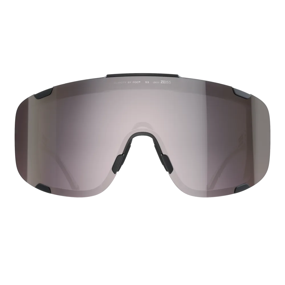 Lunettes POC DEVOUR WF + Noir Verre Clarity Road Sunny Silver – Image 2
