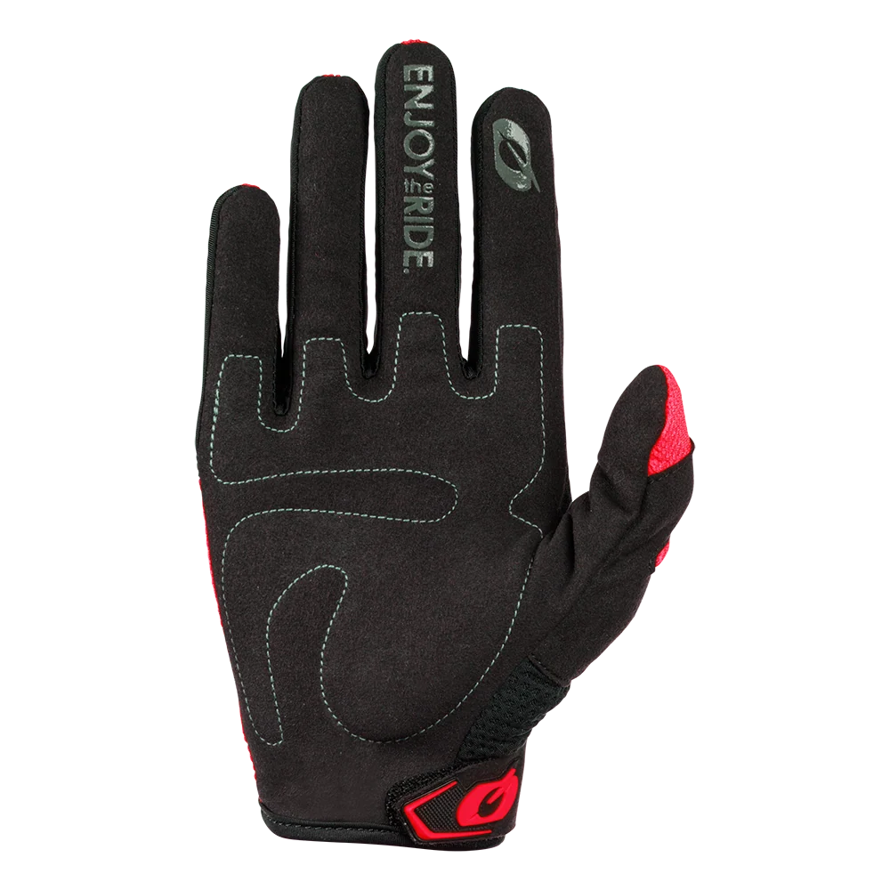Gants O'NEAL ELEMENT RACEWEAR Junior Noir/Rouge – Image 2