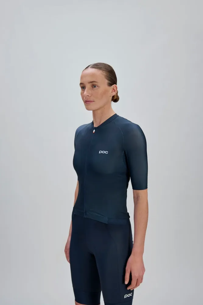 Maillot POC PRISTINE Femme Manches Courtes Marine – Image 3