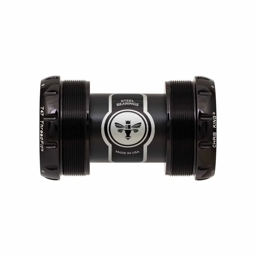 Boîtier de Pédalier CHRIS KING ThreadFit T47 30X 68/73mm Noir