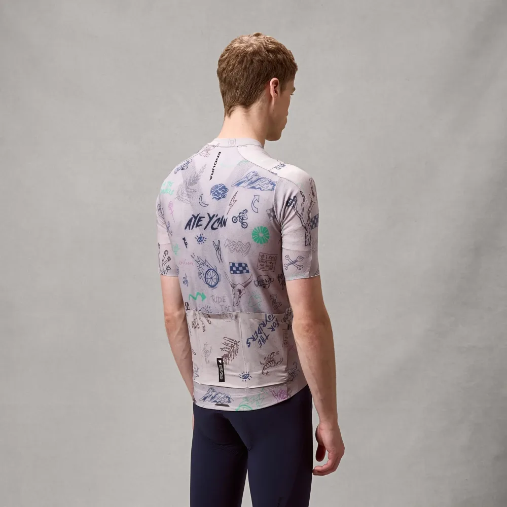 Maillot ENDURA PRO SL PRINT Manches Courtes Titanium – Image 2