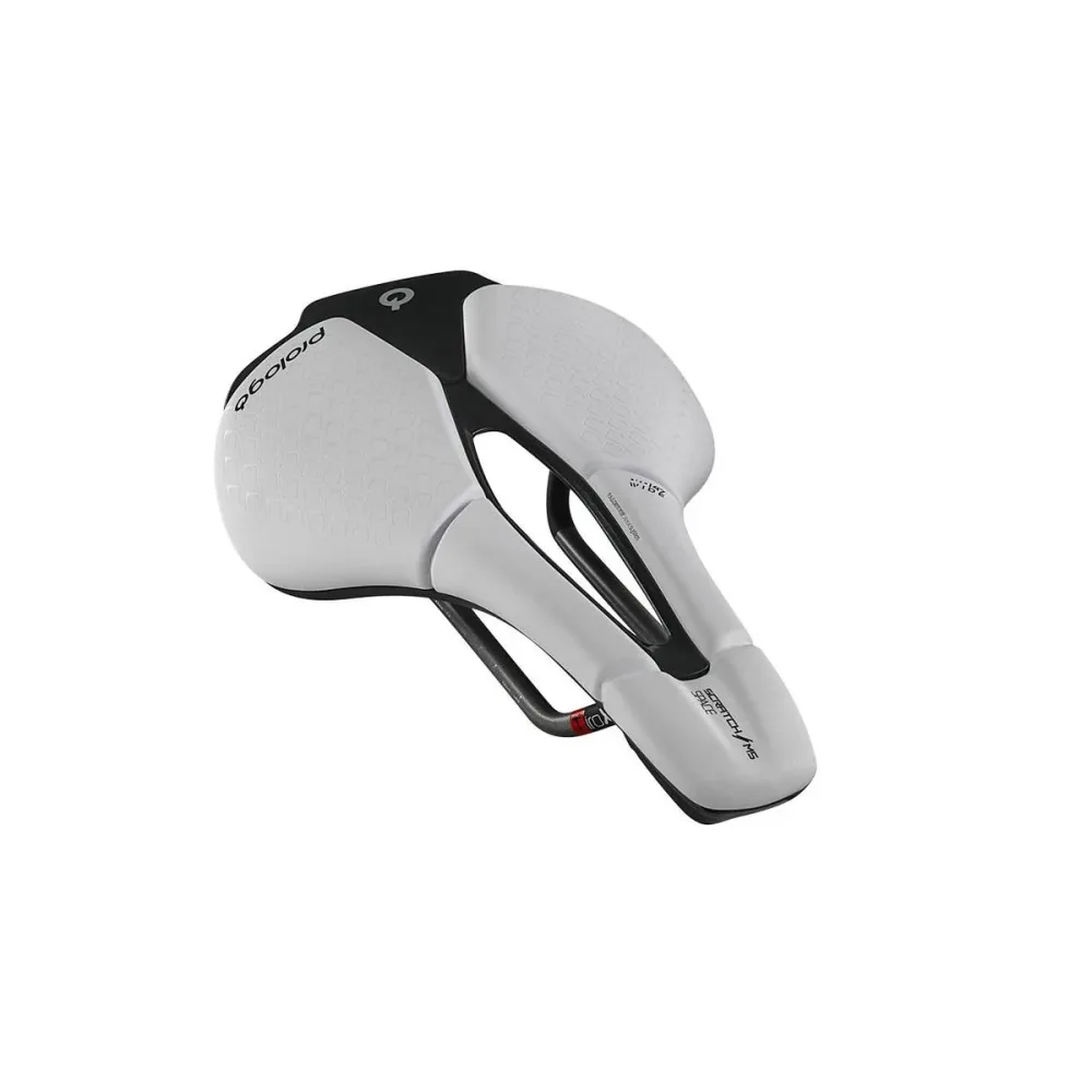 Selle PROLOGO SCRATCH M5 PAS SPACE Rails Tirox largeur 147mm Blanc – Image 2