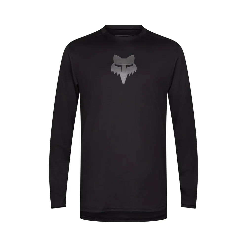 Maillot FOX RANGER HEAD Manches Longues Noir