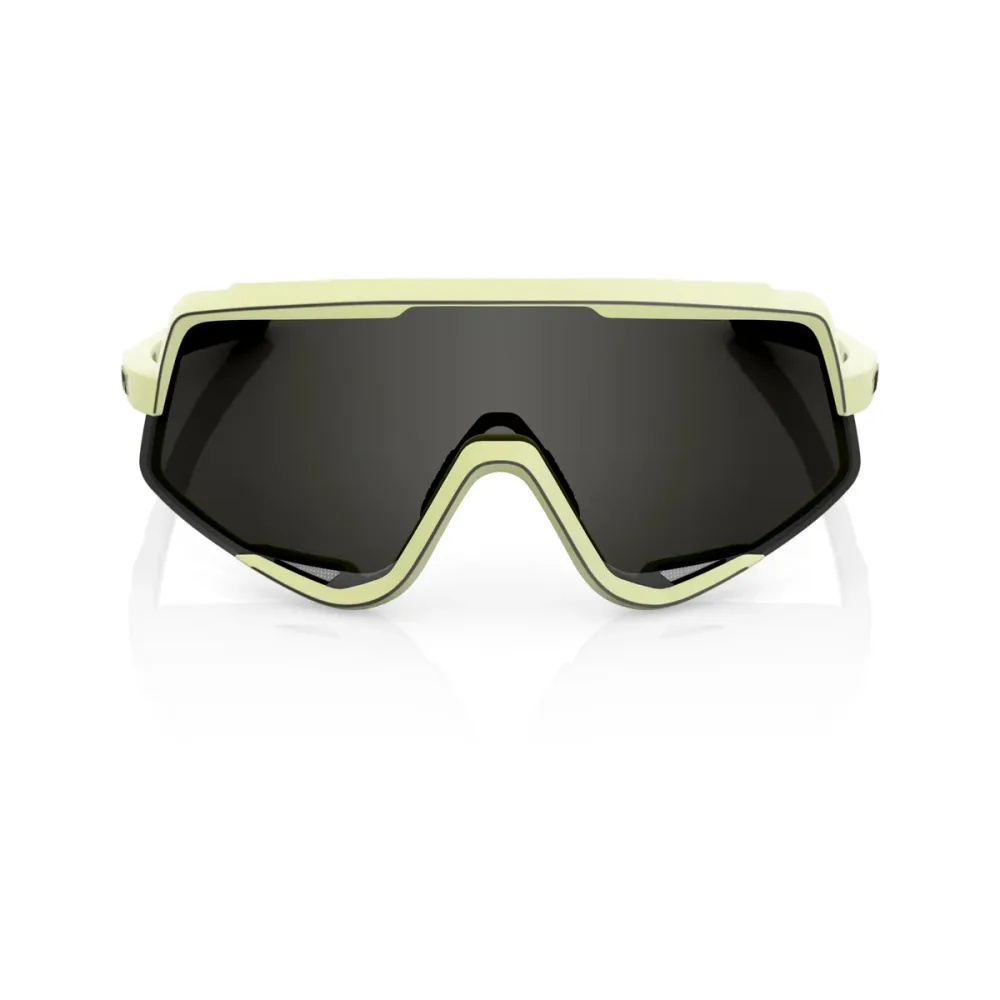 Lunettes 100% GLENDALE Soft Tact Glow Jaune Smoke Lens – Image 2