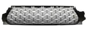 Grille central pare-chocs avant noire gaufrée pour DACIA DUSTER depuis 2018, Neuve Grille central pare-chocs avant noire gaufrée pour DACIA DUSTER depuis 2018, Neuve