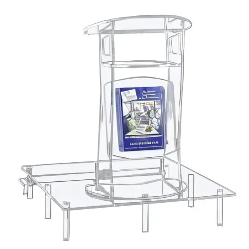 Podium plexiglas pour pupitre