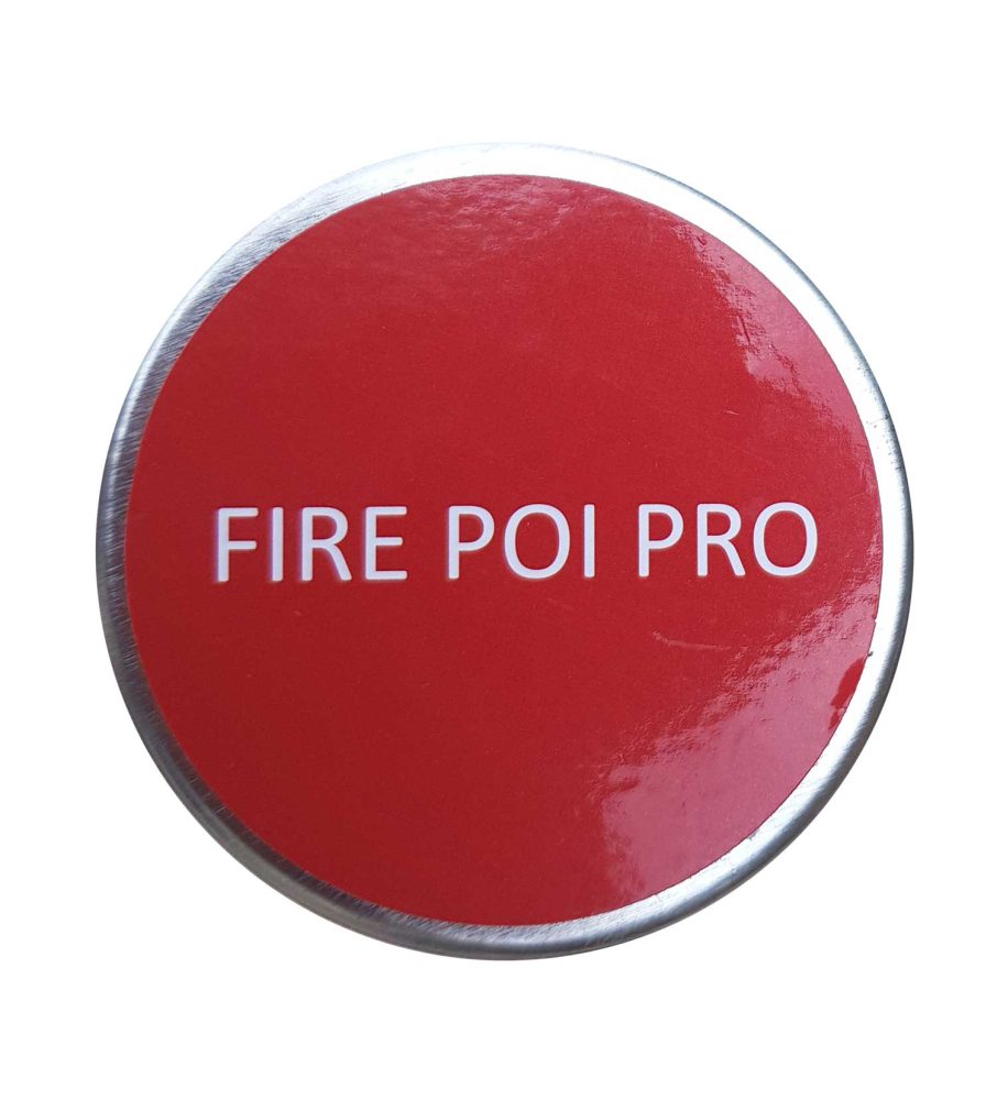 Paire de Bolas de feu pro Double + Extincteur - Mèches Kevlar 4 x 5cmx75cm - Double Poignées - Emerillon à roulement - maillon rapide - chaîne soudée – Image 3