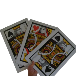 Trouver la dame ( 3 cartes xxl) Trouver la dame ( 3 cartes xxl)