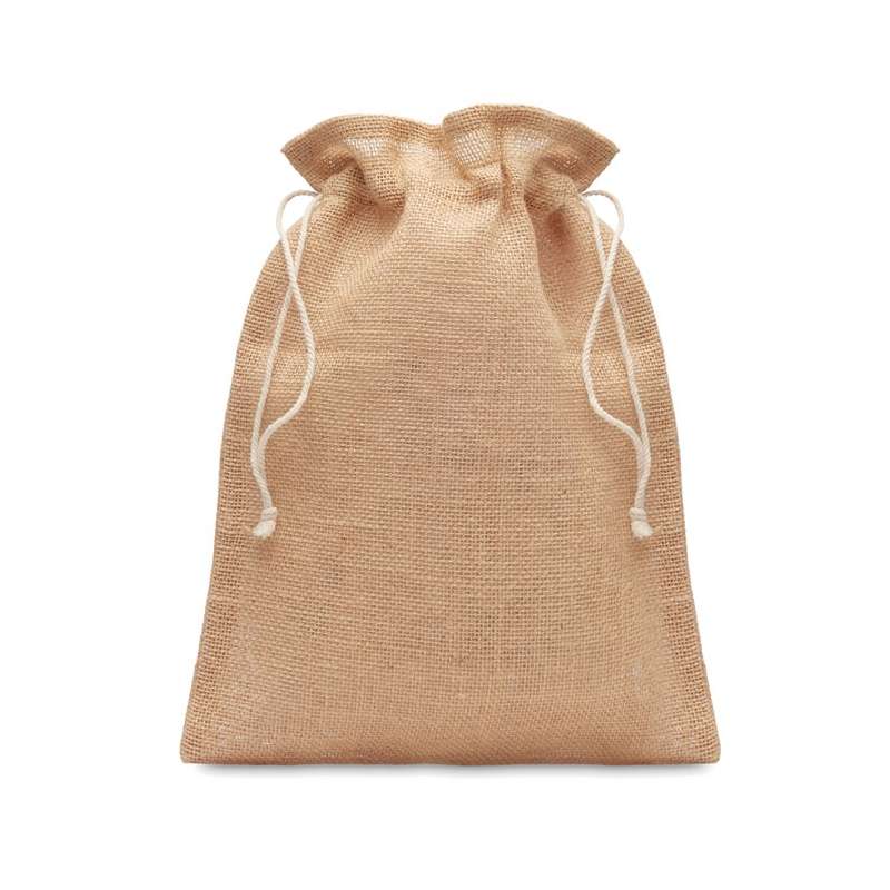 Pochon en Jute pour Balles de Jonglage — 22 × 14 cm
