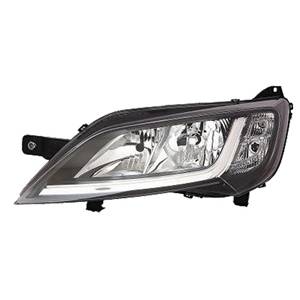 Phare optique h7+h7 gauche avec corps noir pour PEUGEOT BOXER depuis 2014, Neuf Phare optique h7+h7 gauche avec corps noir pour PEUGEOT BOXER depuis 2014, Neuf