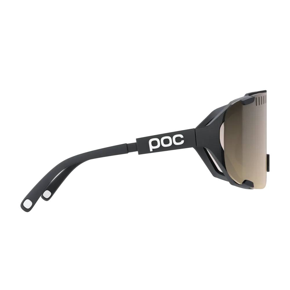 Lunettes POC DEVOUR MID Noir Verre Clarity Trail Partly Sunny Silver – Image 3