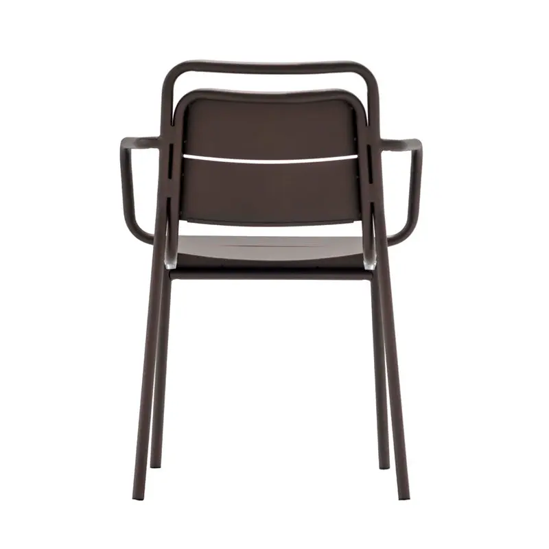 Fauteuil en acier empilable Alma "Classic Collection" – Image 2