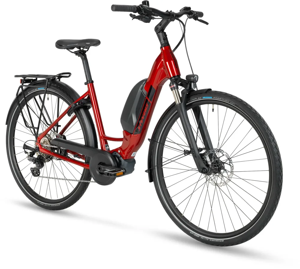 Stevens ATB E-Bormio Luxe Forma Rouge métallique – Image 2
