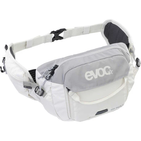 Sacoche Banane EVOC HIP PACK 3 L + Poche à Eau 1.5 L Gris
