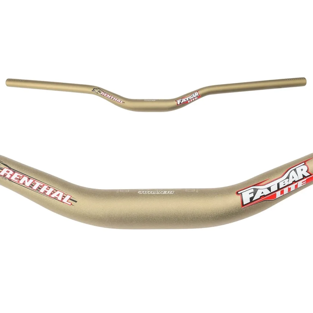 Cintre RENTHAL FATBAR LITE Rise 40mm 760mm Or – Image 2
