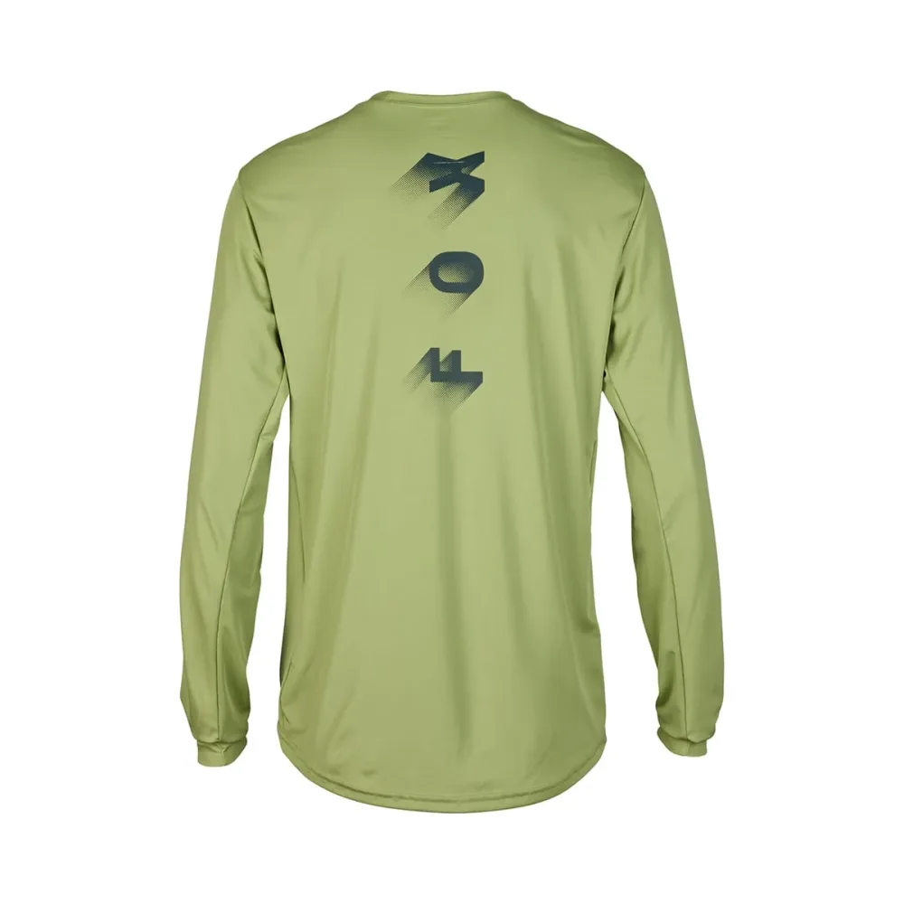 Maillot FOX RANGER WAYFARING Manches Longues Vert – Image 2