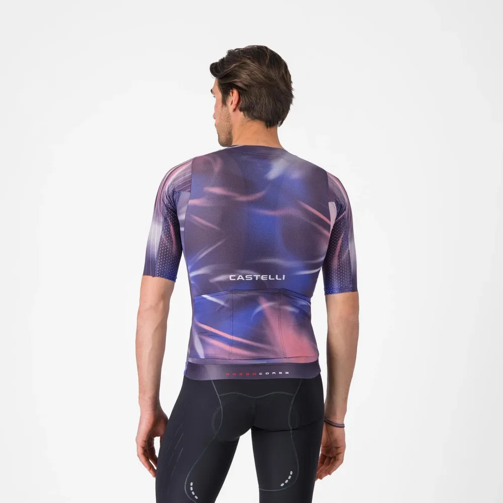 Maillot CASTELLI AERO RACE 8S Manches Courtes Violet – Image 2