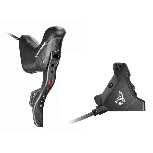 Levier Droit et Étrier Arrière 160mm CAMPAGNOLO SUPER RECORD EPS Flat Mount Sans Disque Levier Droit et Étrier Arrière 160mm CAMPAGNOLO SUPER RECORD EPS Flat Mount Sans Disque